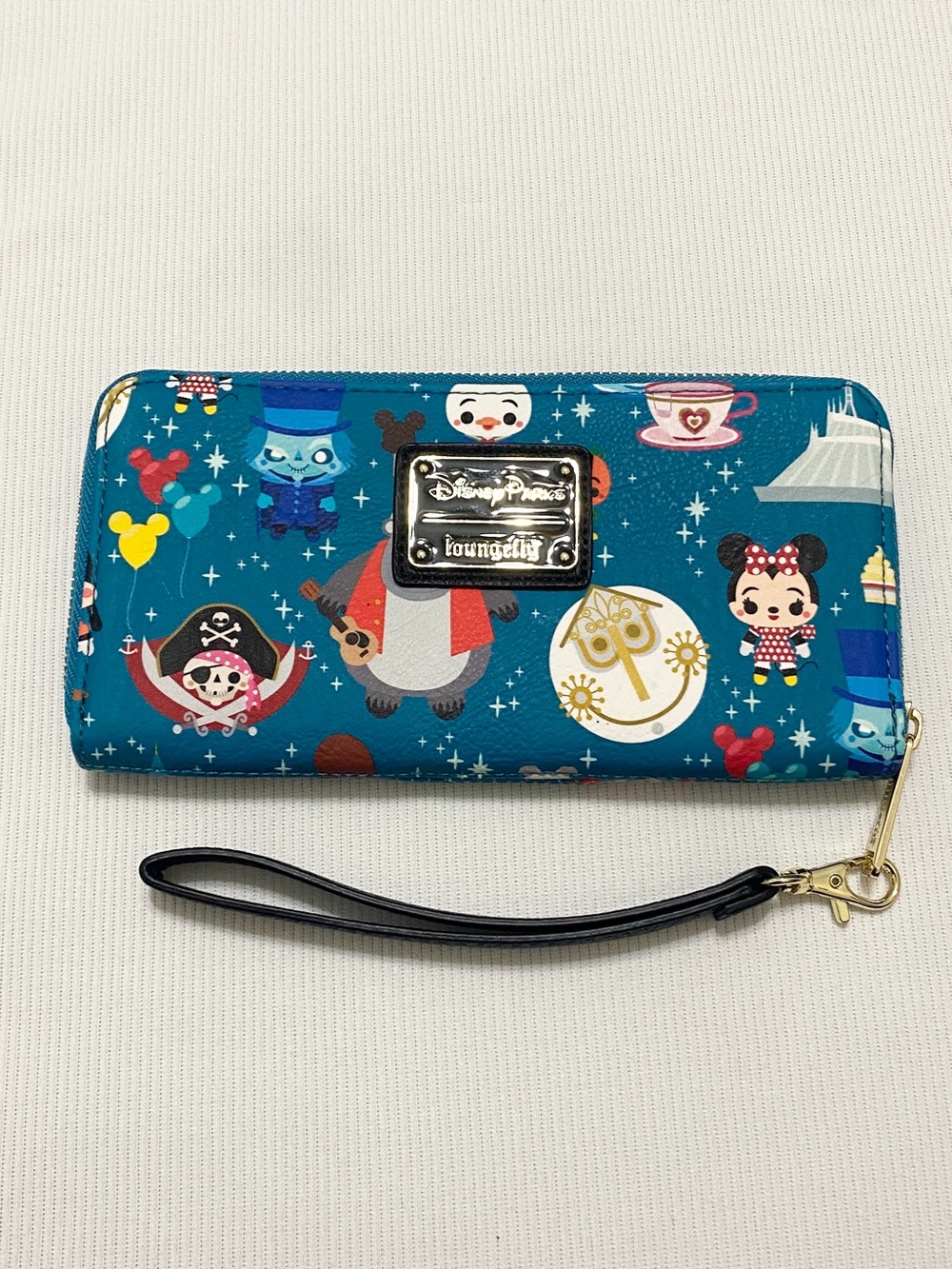 Loungefly Disney Parks Mini Icons And Attractions Character Wallet
